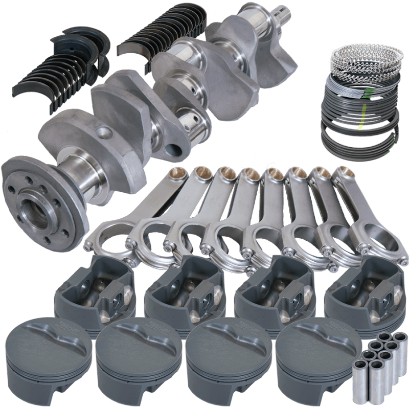Eagle — Eagle Chevy 350 3.500in Crank 6.000in H-Beam -5cc Flat Top 4.040in Pistons Rotating Assembly
Competition Assembly