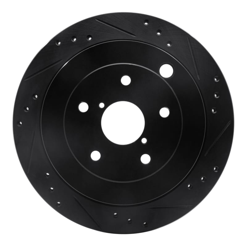 R1 Concepts — R1 06-14 Subaru Tribeca Rear Right Drilled & Slotted Black Brake Rotor
R1 Brake Rotor Drill