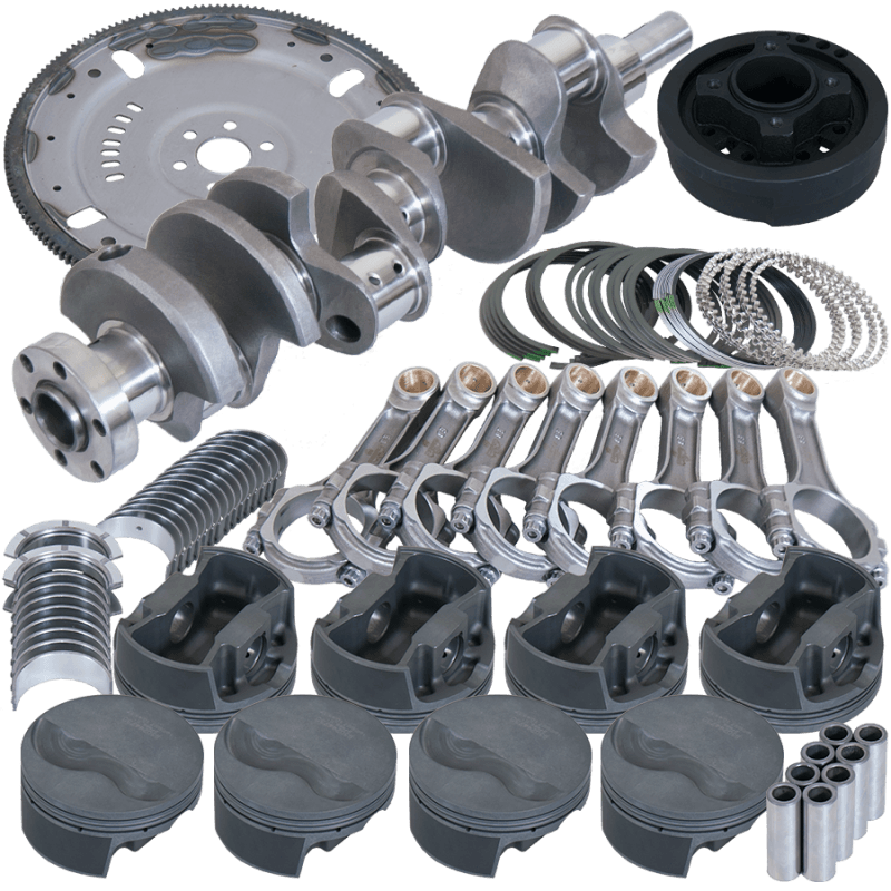Eagle — Eagle Ford 302 3.400in Crank 5.400in I-Beam Rods 4.000in Pistons 164 Tooth FP Balanced Assembly
Bal Str & Strip Assy