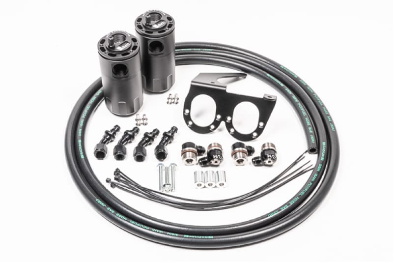 Radium Engineering — Radium Engineering Nissan R35 GT-R Dual Catch Can Kit CCV Fluid Lock