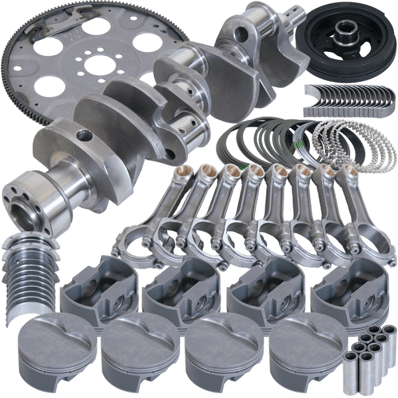 Eagle — Eagle Chevy 350 1Pc 3.750in Crank 6.000in I-Beam Rods 4.060in Pistons 153 Tooth FP Balanced Assembly
Bal Str & Strip Assy