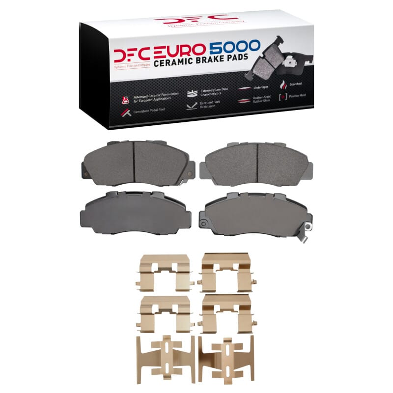 DFC — DFC 91-02 Acura RL Front Euro 5000 Ceramic Brake Pads and Hardware Kit
DFC EURO Pads + HW