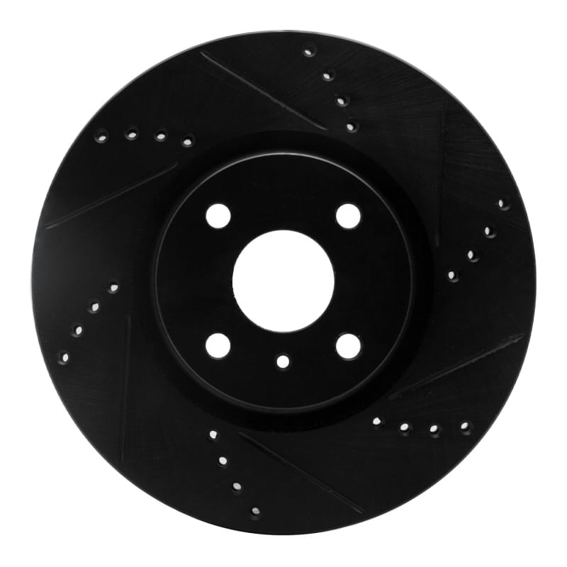 R1 Concepts — R1 2016-2025 Fiat 124 Spider Front Right Drilled & Slotted Black Brake Rotor
R1 Brake Rotor Drill