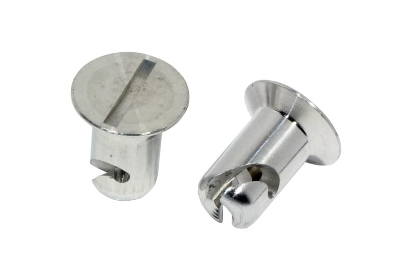 Moroso — Moroso Quick Fastener - Flush Head - 7/16in x .550in - Aluminum - 10 Pack