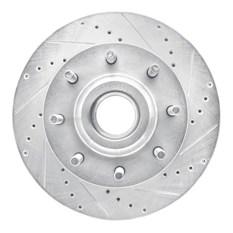 R1 Concepts — R1 06-12 Ford F-250 2WD (Super Duty) Front Right Drilled & Slotted Silver Brake Rotor
R1 Brake Rotor Drill