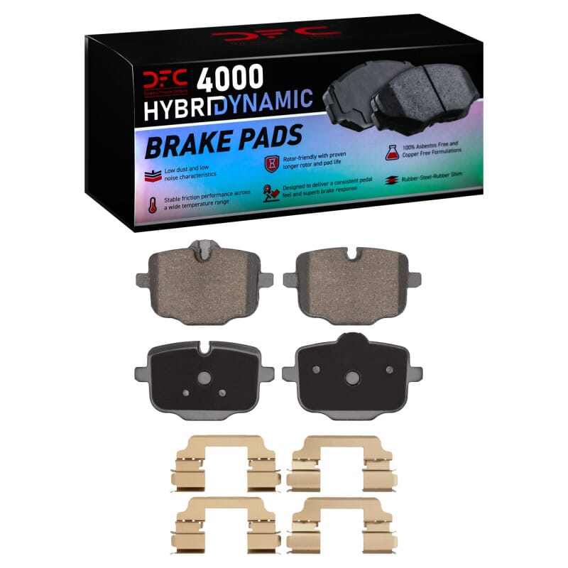 DFC — DFC 16-25 BMW X3 Rear 4000 HybriDynamic Brake Pads and Hardware Kit
DFC Brake Pad Set