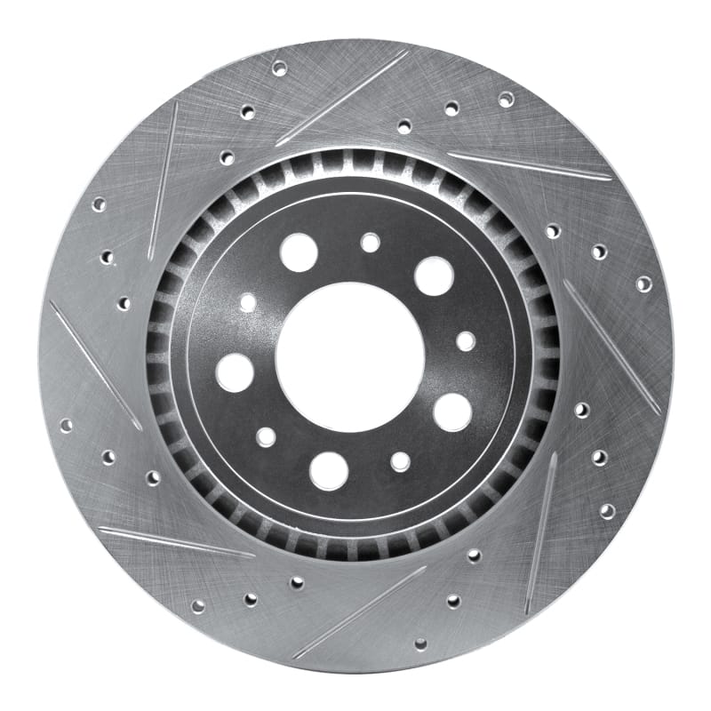 R1 Concepts — R1 03-14 Volvo XC90 Rear Left Drilled & Slotted Silver Brake Rotor
R1 Brake Rotor Drill