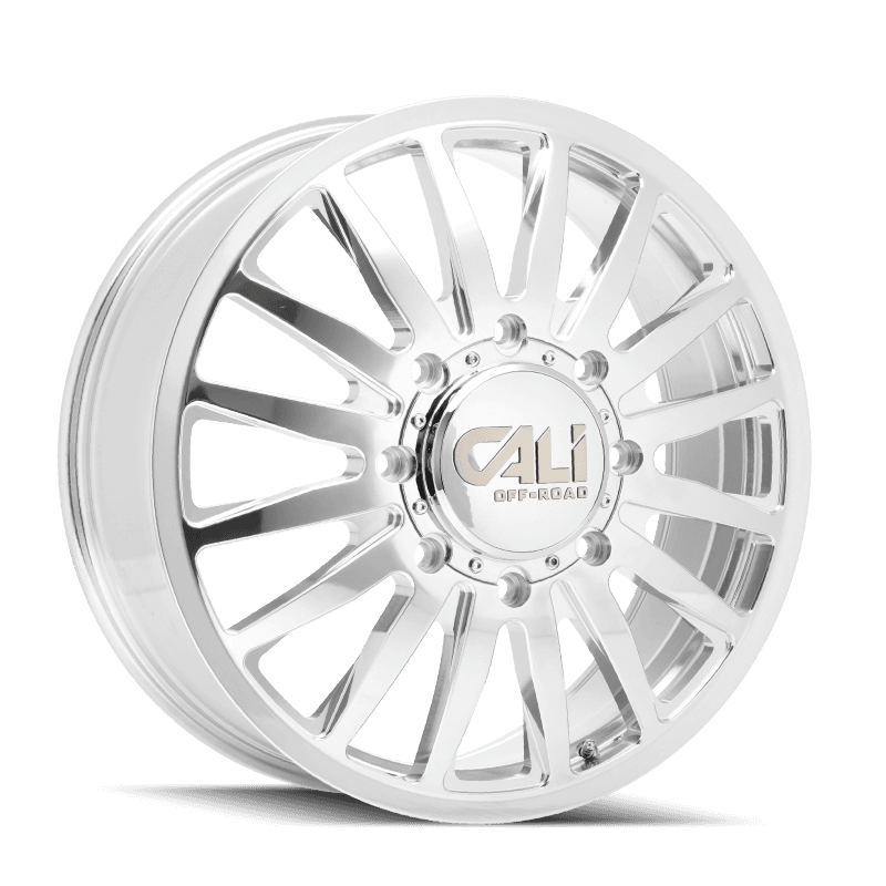 Cali Off-Road — Cali Off-Road 9110D Summit Dually 20x8.25 / 8x165.1 BP / -232mm Offset / 121.3mm Hub Polished Wheel
9110D