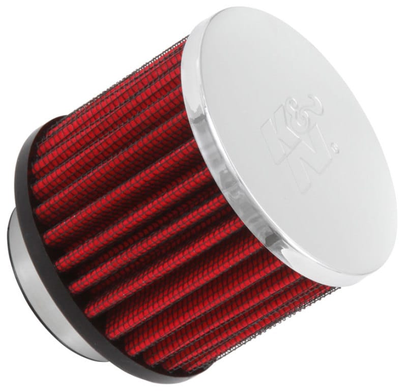 K&N Engineering — K&N 1.5in Flange ID x 3in OD x 2.5in H Chrome Finish Rubber Base Crankcase Vent Filter
Vent Air Filter/Brea
Vent Air Filter