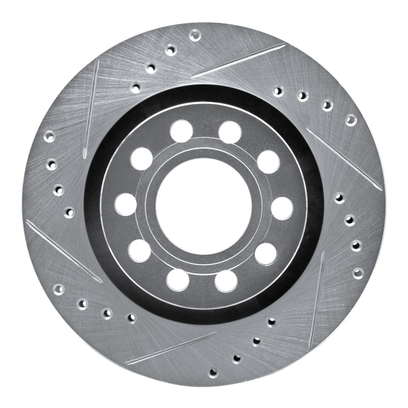 R1 Concepts — R1 04-05 Audi ALLROAD Rear Left Drilled & Slotted Silver Brake Rotor
R1 Brake Rotor Drill