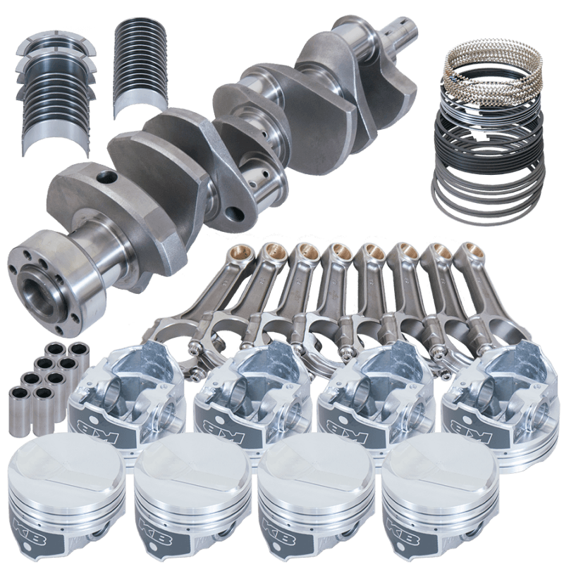 Eagle — Eagle Chevy 454 1Pc 4.000in Crank 6.135in I-Beam Rods 25.5cc Dome 4.280in Pistons Rotating Assembly
Street & Strip Assy