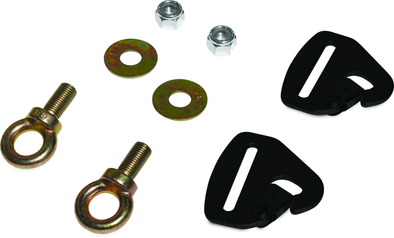 DragonFire Racing — DragonFire Racing Quick-Release Snap Hook Harness Tab Kits - 2 in.