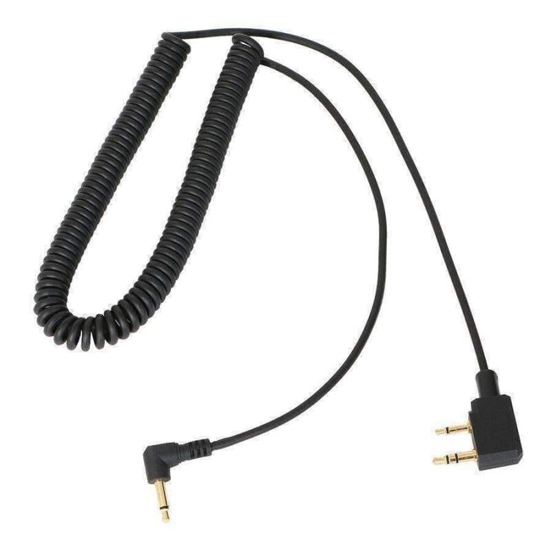Rugged Radios — Rugged Radios Rugged and Kenwood Radio - Spotter Headset Listen Only Coil Cord