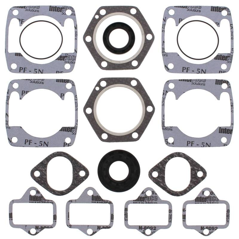 Vertex Pistons — Vertex Gaskets JLO-Cuyuna 2F400/2 6 Bolt Head FC/2 Complete Gasket Kit w/ Oil Seals
