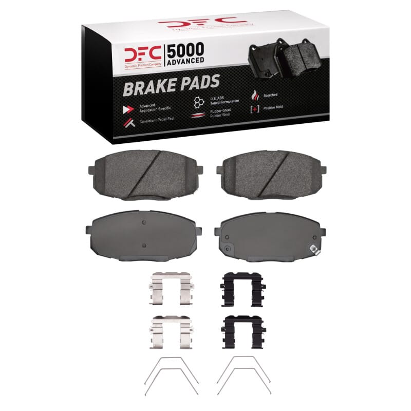 DFC — DFC 14-25 Hyundai Elantra GT Front 5000 Advanced Ceramic Brake Pads and Hardware Kit
DFC Brake Pad Set