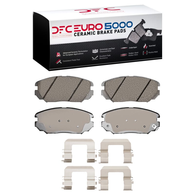DFC — DFC 05-11 Hyundai Sonata Front Euro 5000 Ceramic Brake Pads and Hardware Kit
DFC EURO Pads + HW