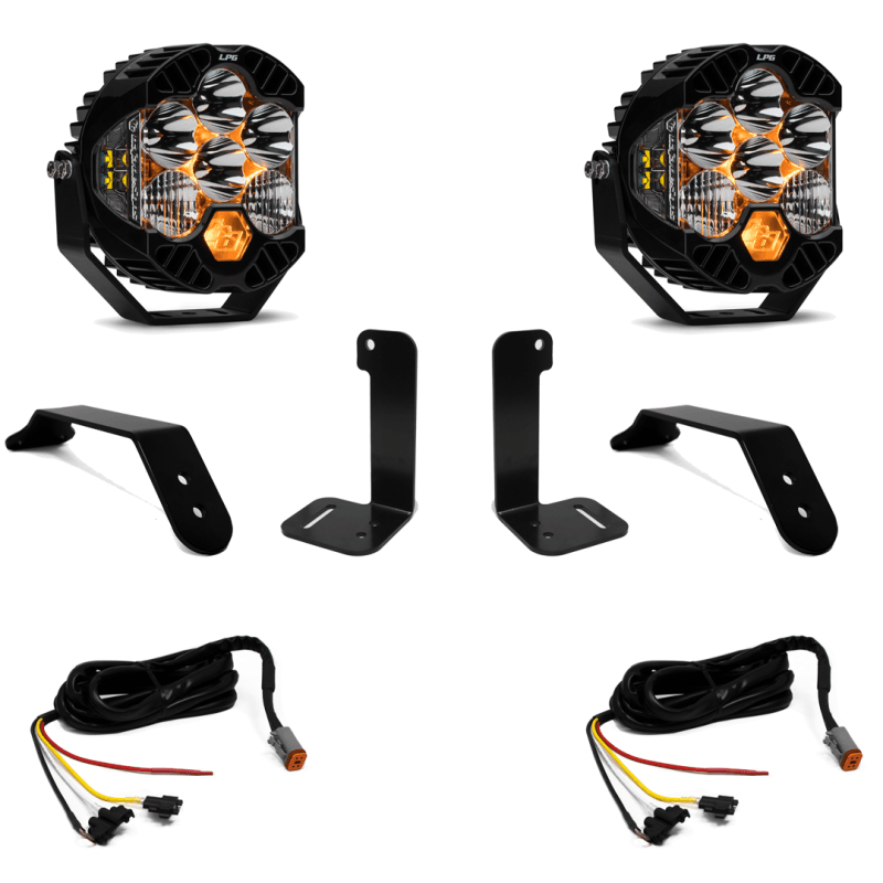 Baja Designs — Baja Designs 2018+ Jeep JL/JT Dual LP6 Auxiliary Light Kit w/Upfitter