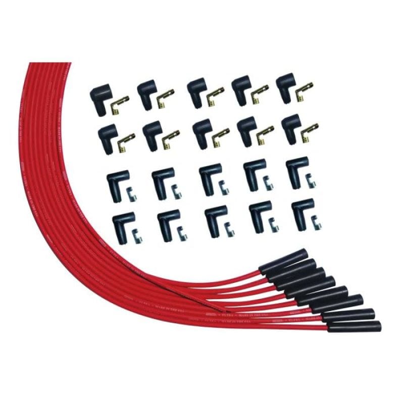 Moroso — Moroso V8 Universal Str Plug HEI & Non-HEI Ultra Spark Plug Wire Set - Red
