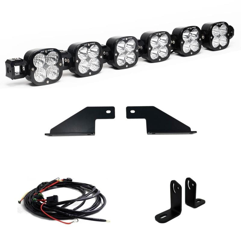 Baja Designs — Baja Designs 2021+ Ford Raptor 6 XL Pro Linkable LED Light Bar Kit