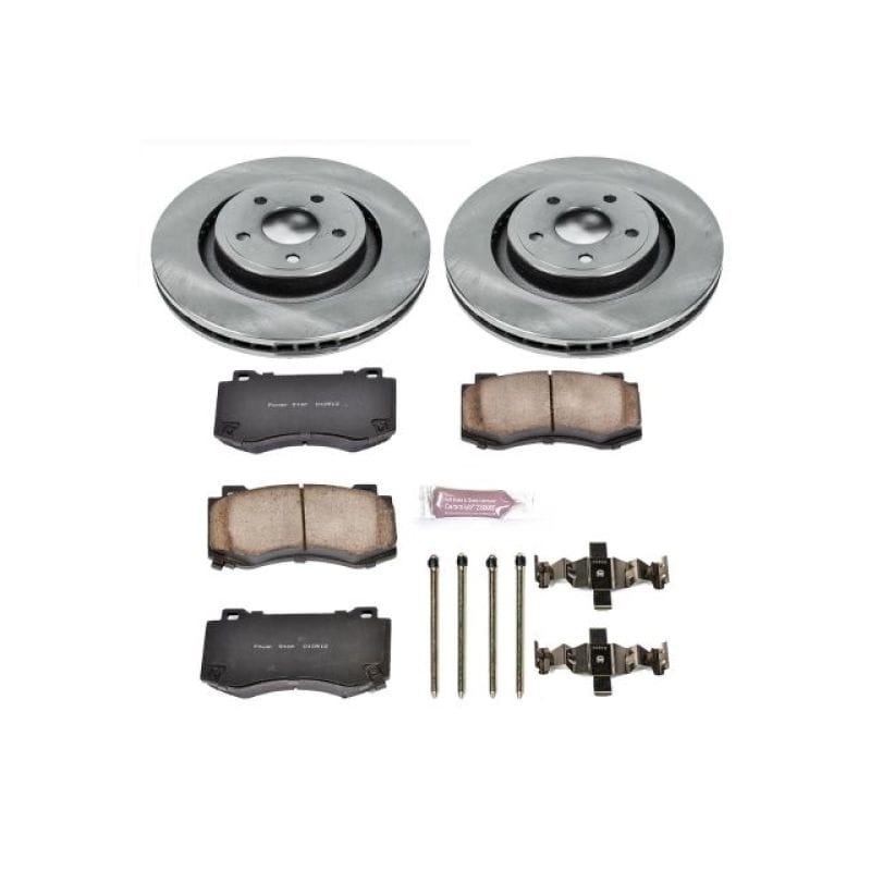 PowerStop — Power Stop 06-10 Jeep Grand Cherokee Front Autospecialty Brake Kit
