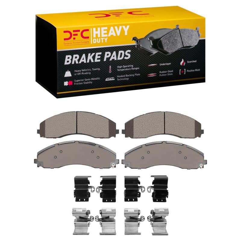DFC — DFC 17-24 Ford F-550 Super Duty Front/Rear Heavy Duty Pads and Hardware Kit
DFC Brake Pad Set