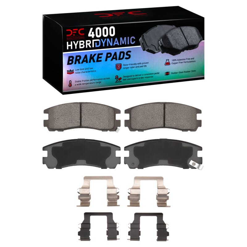 DFC — DFC 88-99 Dodge Stealth Rear 4000 HybriDynamic Brake Pads and Hardware Kit
DFC Brake Pad Set