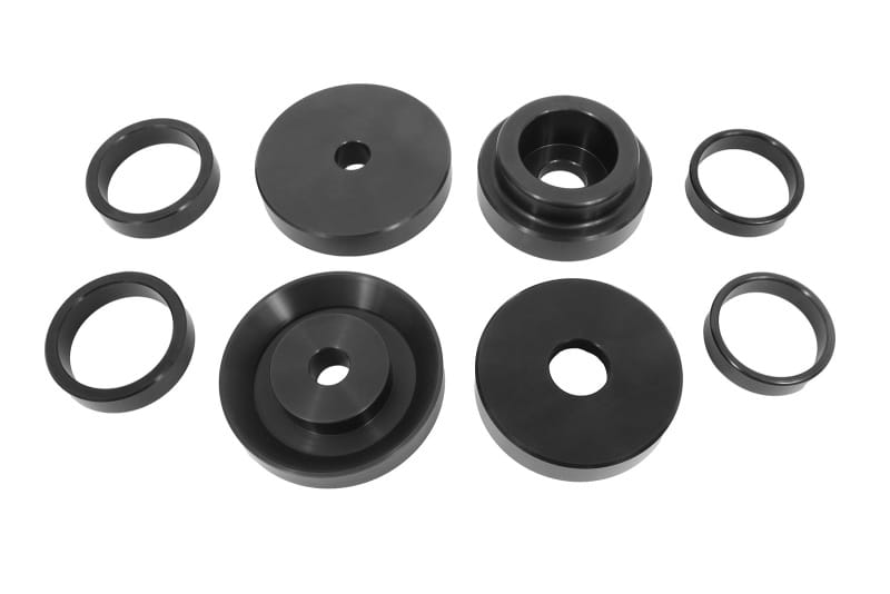BMR Suspension — BMR 2008-2018 Challenger Rear Cradle Lockout Bushing Kit - Black Anodized