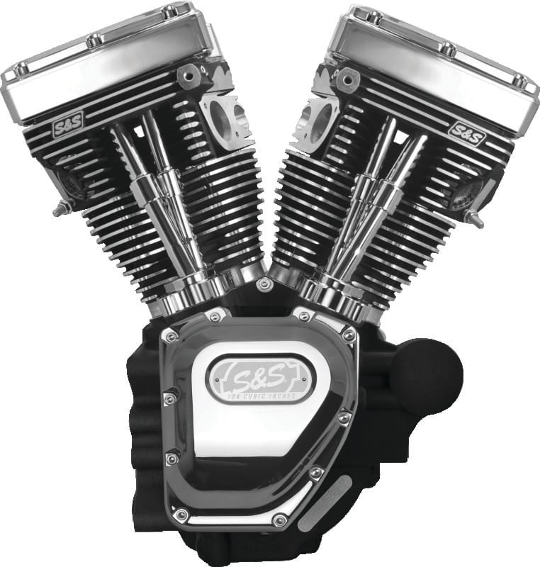 S&S Cycle — 124" Racing, 640 Cams, Black/Chrome, requires P/N 481801 and 481802