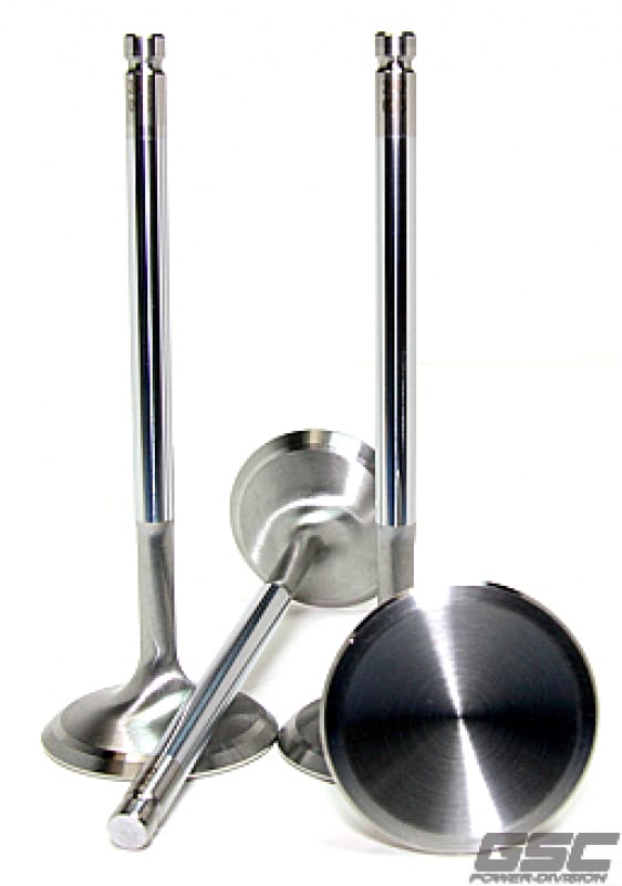 GSC Power Division — GSC P-D Audi V10 5.2L/DAZA 2.5L 33.8mm Head STD 104.4mm Long Chrome Polished Intake Valve- Set of 10