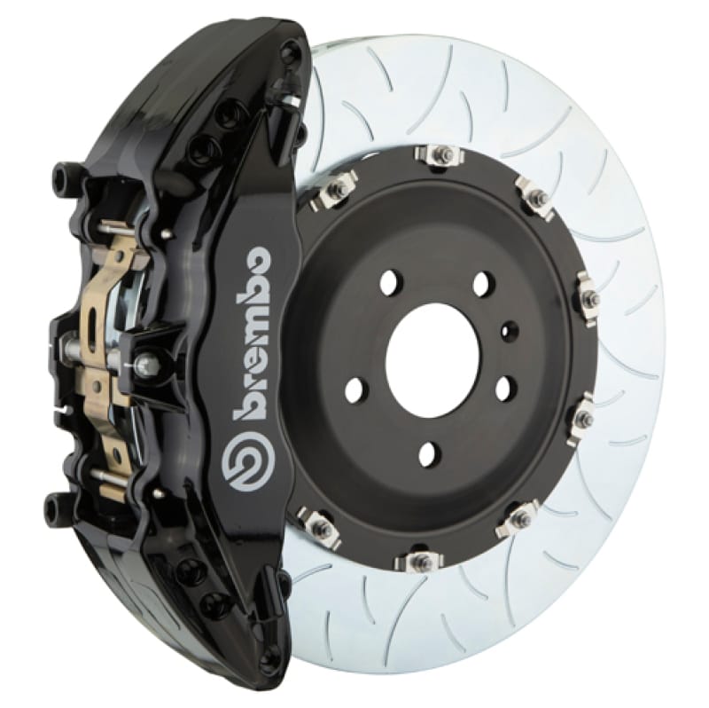 Brembo — Brembo 05-08 LR3/05-13 Range Rover Sport Fr GT BBK 6Pist Cast 2pc 380x34 2pc Rotor Slot Type3-Black