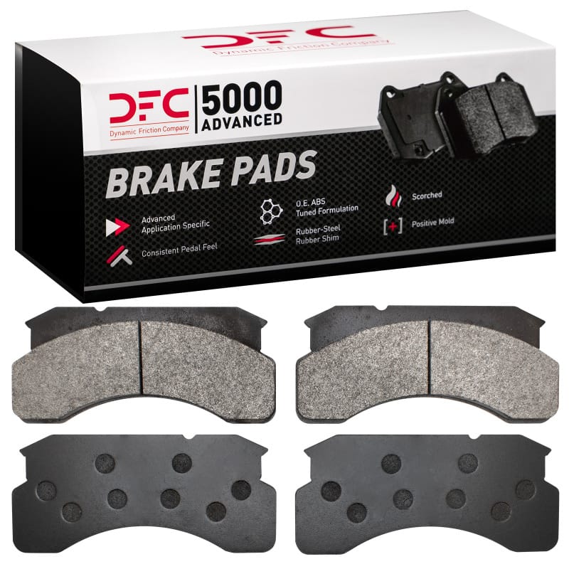 DFC — DFC 83-99 Ford FT800 Conventional (w/Front Disc Brakes) Front 5000 Advanced Semi Metallic Brake Pads
DFC Brake Pad Set