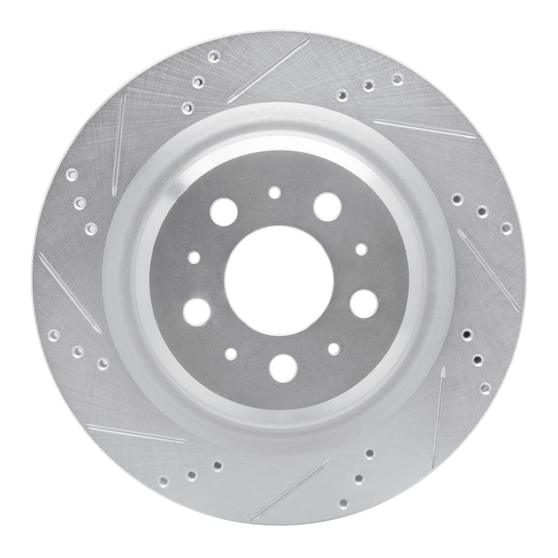 R1 Concepts — R1 17-25 Tesla Model 3 Rear Left Drilled & Slotted Silver Brake Rotor
R1 Brake Rotor Drill