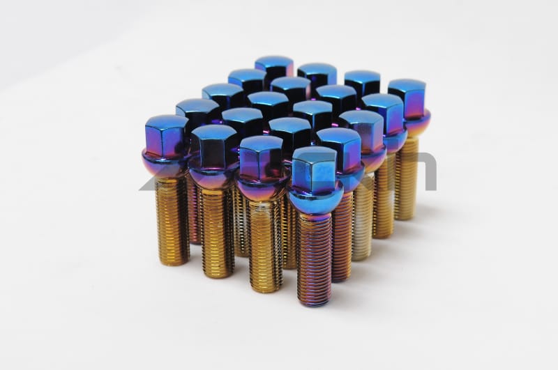 Wheel Mate — Wheel Mate Monster Lug 35 Short Lug Nut Set of 20 - Chrome 14x1.50