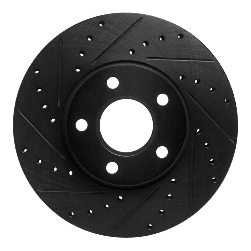 R1 Concepts — R1 2010-2013 Ford Transit Connect Front Left Drilled & Slotted Black Brake Rotor
R1 Brake Rotor Drill