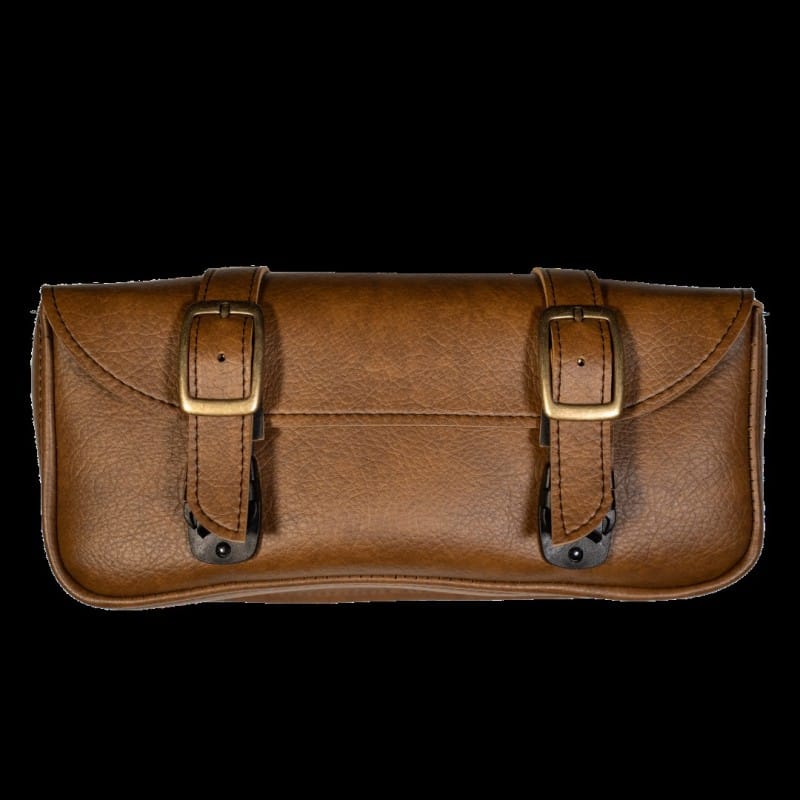 Willie & Max — Willie & Max Universal Brass Monkey Tool Bag (12 in L x 5 in W x 2.5 in H) - Warm Brown