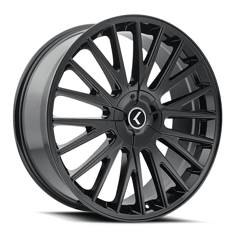 Kraze Wheels — Kraze KR185 Double Down 20x8.5 / 5x115/120 BP / 38mm Offset / 74.1mm Hub Gloss Black Wheel
KRAZE KR185