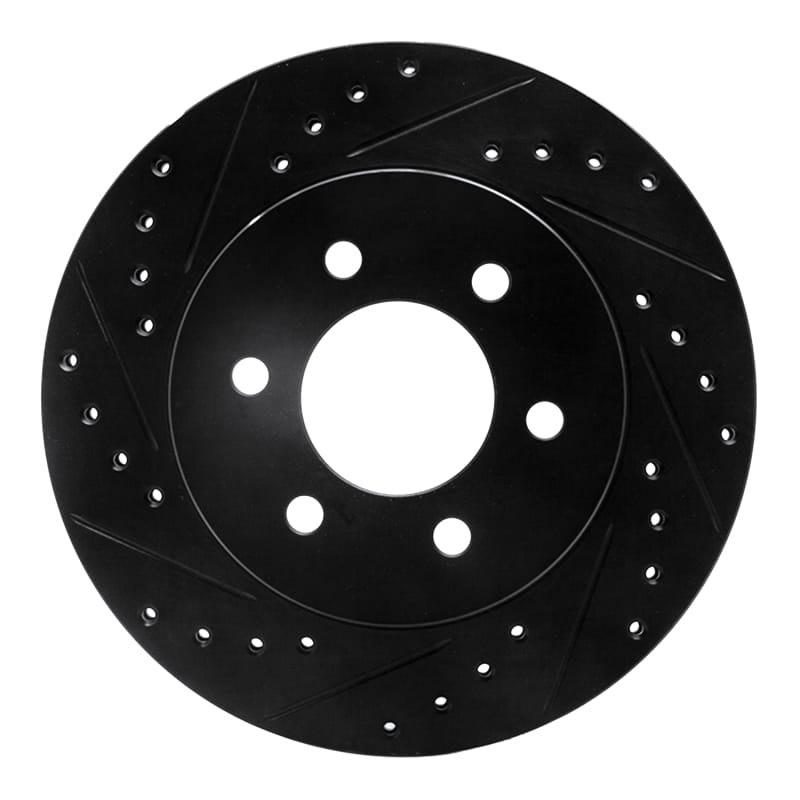 R1 Concepts — R1 97-02 Dodge Durango Front Left Drilled & Slotted Black Brake Rotor
R1 Brake Rotor Drill