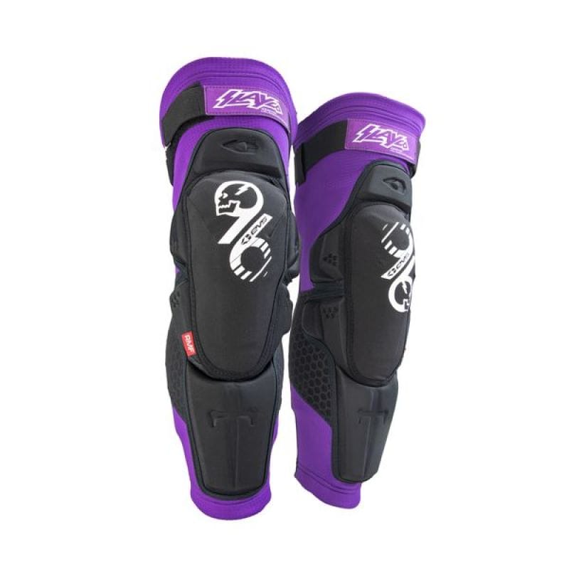 EVS — EVS Slayco96 Knee Guard Pair Purple/Black - Large/XL