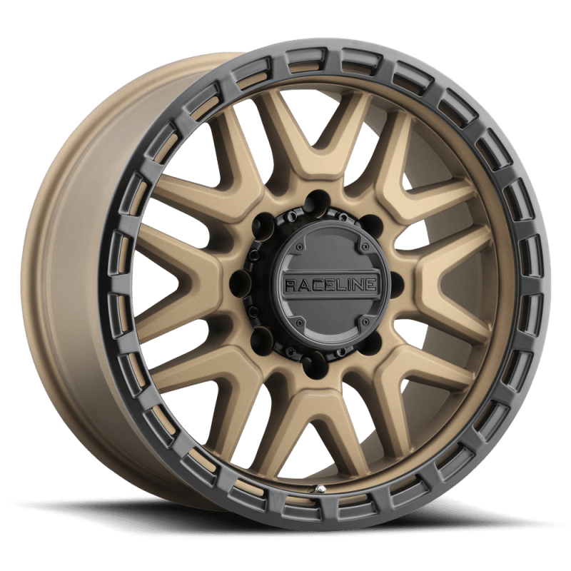 Raceline — Raceline 953BZ Krank 18x9in / 8x180 BP / 18mm Offset / 124.2mm Bore - Bronze Wheel