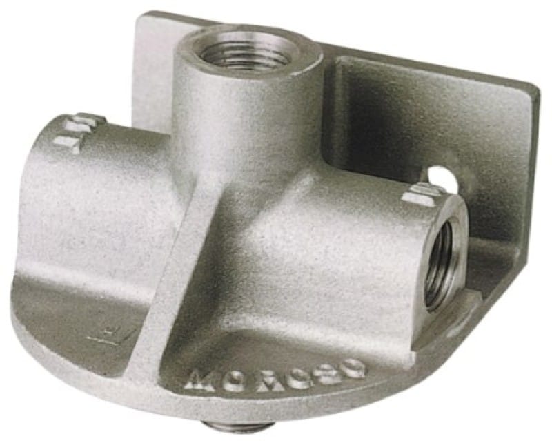 Moroso — Moroso Ford/Chrysler V8 Oil Filter Adapter - Remote Mount - 3/4in-16 Thread