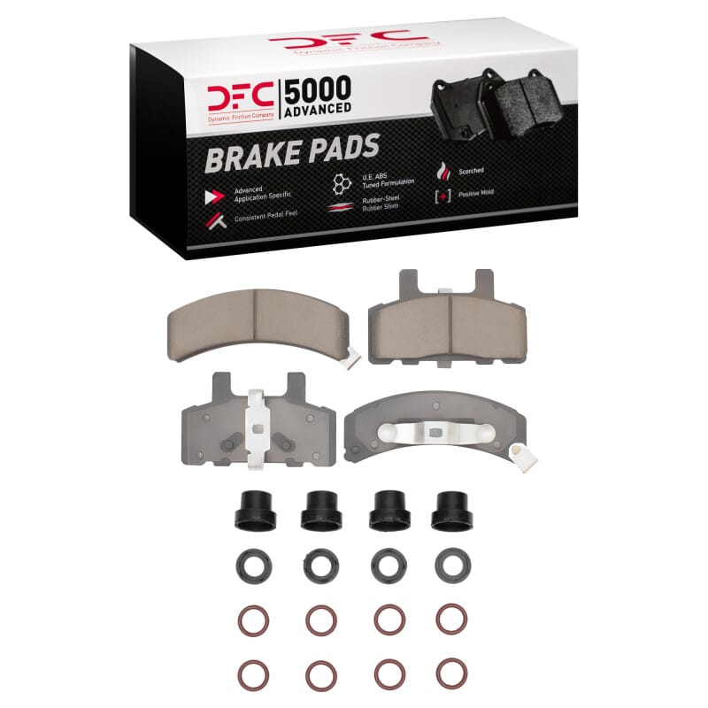 DFC — DFC 88-02 Cadillac Fleetwood Front 5000 Advanced Ceramic Brake Pads and Hardware Kit
DFC Brake Pad Set