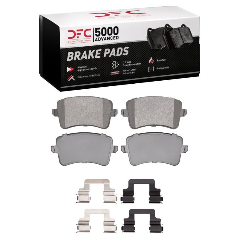 DFC — DFC 08-17 Audi SQ5 Rear 5000 Advanced Low Metallic Brake Pads and Hardware Kit
DFC Brake Pad Set