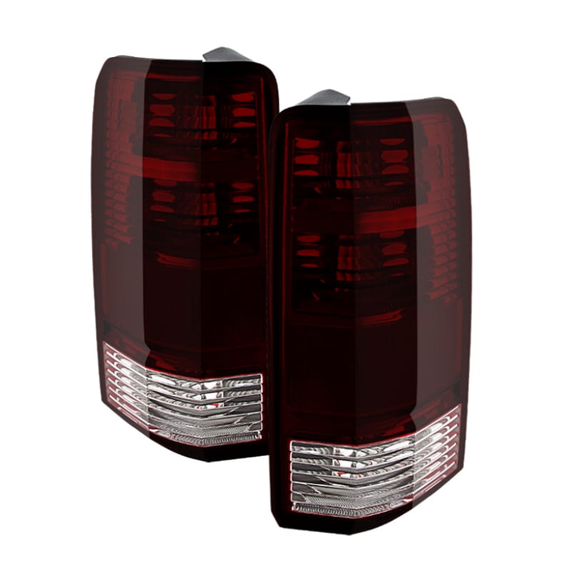 SPYDER — xTune Dodge Nitro 07-11 OEM Style Tail Lights Red Smoked ALT-JH-DNIT07-OE-RSM