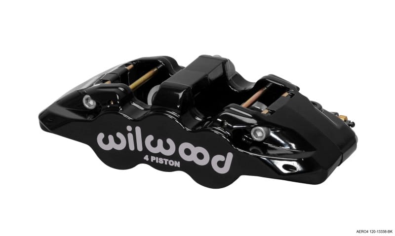 Wilwood — Wilwood Caliper-Aero4 - Black 1.12/1.12in Pistons 1.10in Disc
BRAKE CALIPER