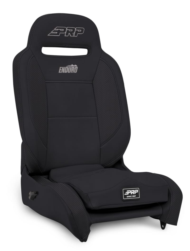 PRP Seats — PRP Enduro Elite Reclining Suspension Seat (Passenger Side) - Black Vinyl/Black