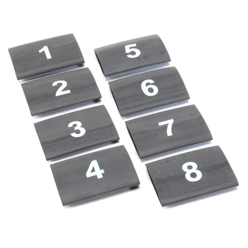 DEI — DEI Wire Markers 8pc Set Numbered 1-8 - Black
Heat Shrink Sleeve