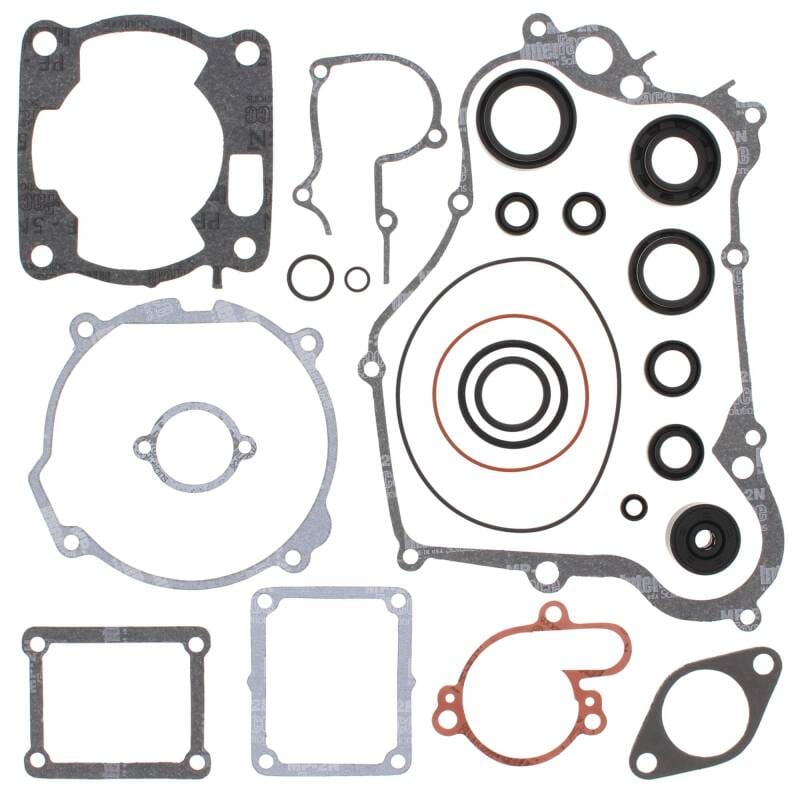 Vertex Pistons — Vertex Gaskets 86-88 Yamaha YZ125 Complete Gasket Kit w/ Oil Seals