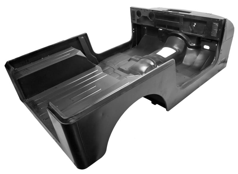 OMIX — Omix Reproduction Steel Body Tub- 44-45 GPW Version F