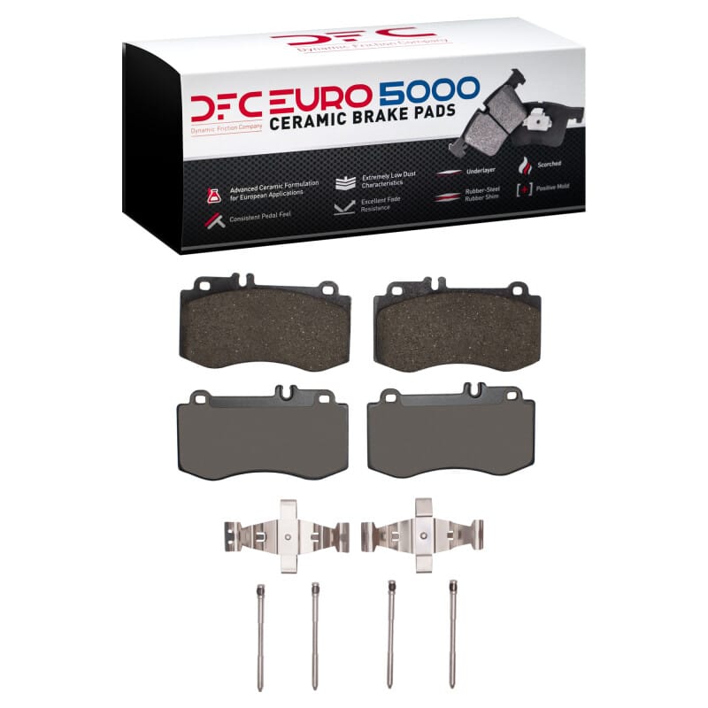 DFC — DFC 10-17 Mercedes-Benz CLS400 Front Euro 5000 Ceramic Brake Pads and Hardware Kit
DFC EURO Pads + HW