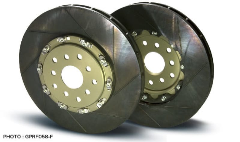 Project Mu — Project Mu SCR-GT Rotor 2Piece Front - Mitsubishi Lancer Evolution CP9A/CT9A Alumite
